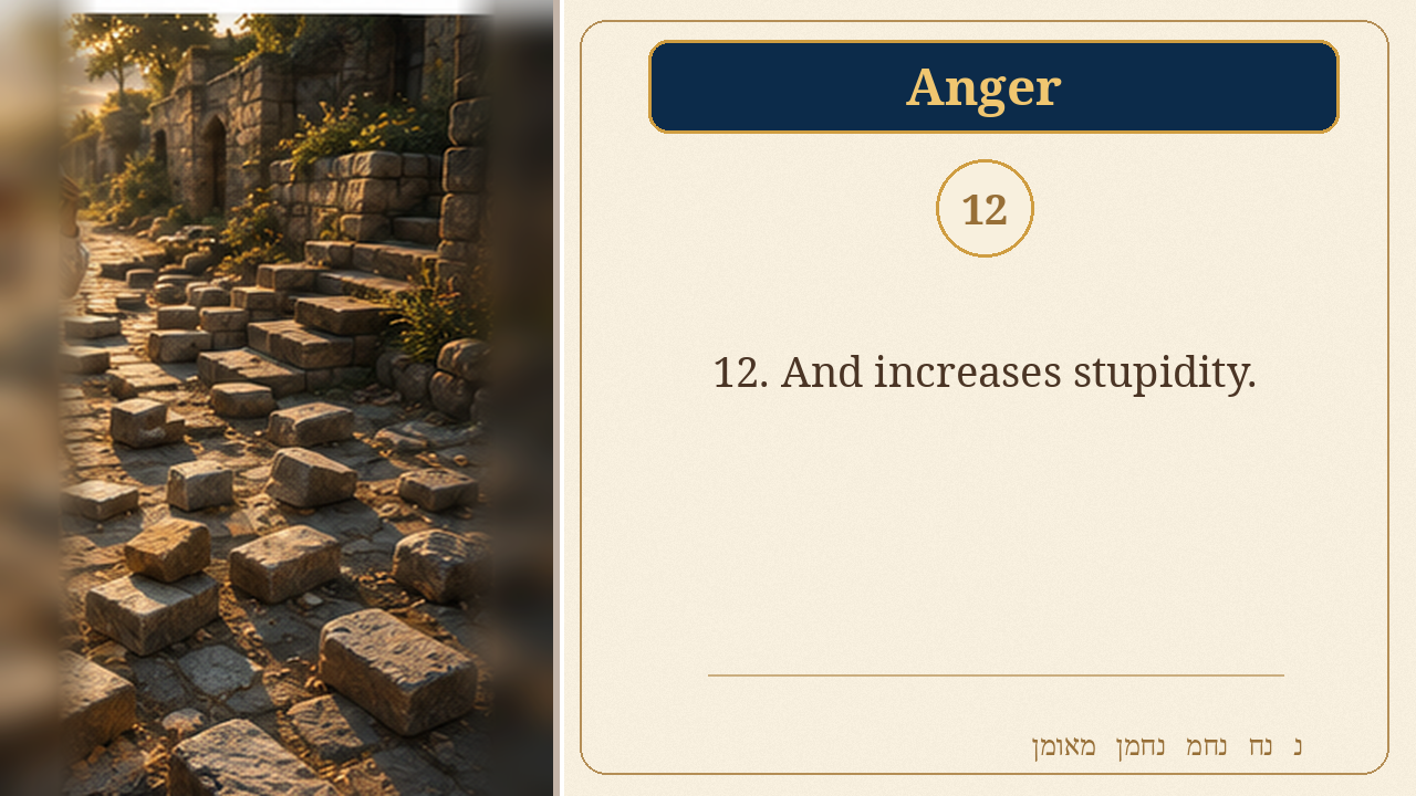 Sefer Hamidos Anger teaching 12 english picture