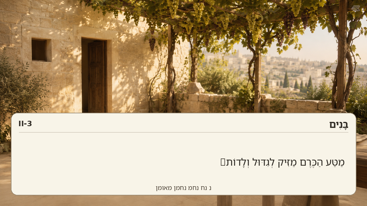 Sefer Hamidos Children teaching 111 hebrew picture