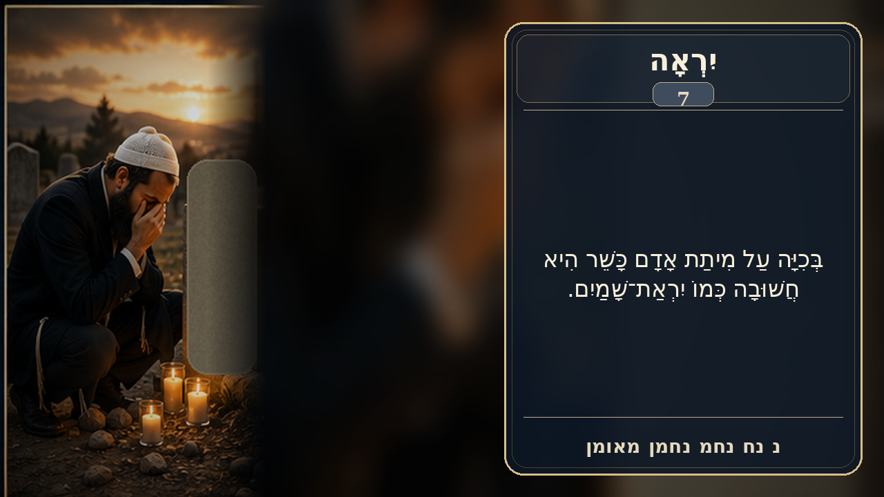 Sefer Hamidos Fear Of G-D teaching 7 hebrew picture