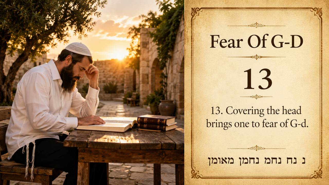Sefer Hamidos Fear Of G-D teaching 13 english picture