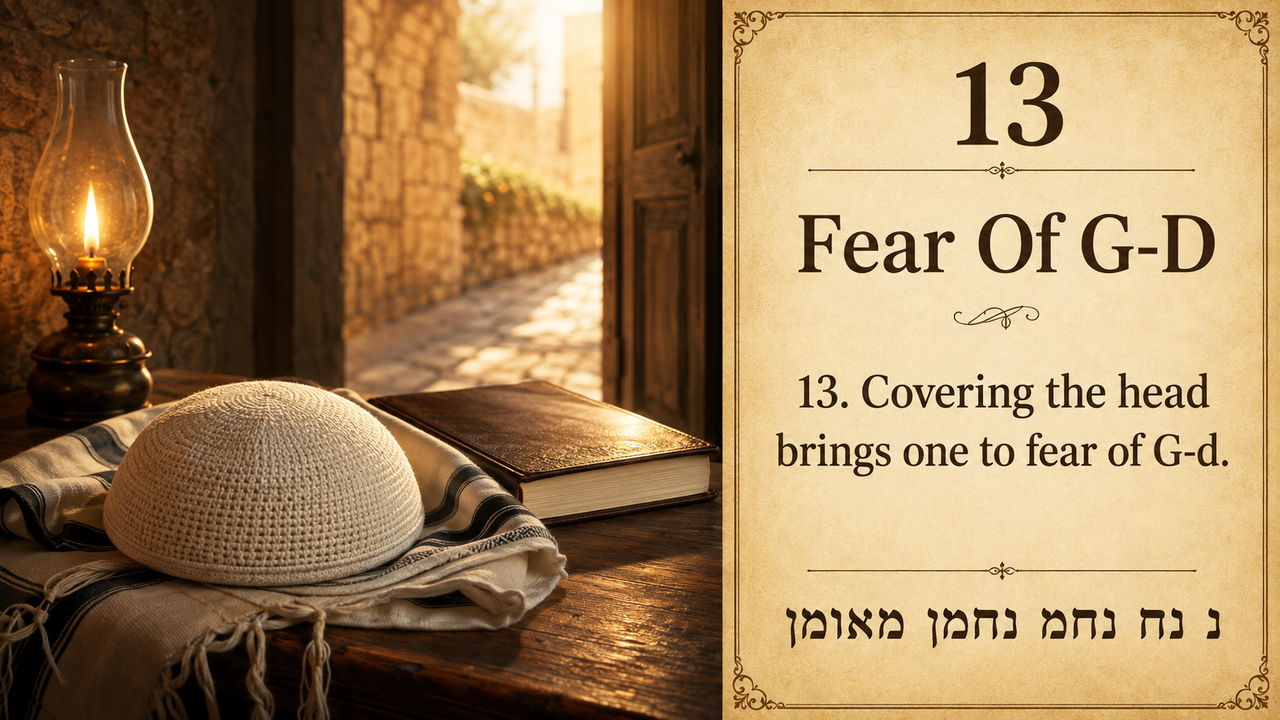 Sefer Hamidos Fear Of G-D teaching 13 english picture