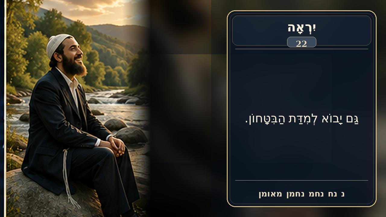 Sefer Hamidos Fear Of G-D teaching 22 hebrew picture