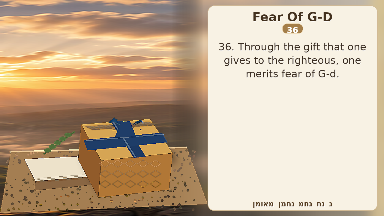 Sefer Hamidos Fear Of G-D teaching 36 english picture