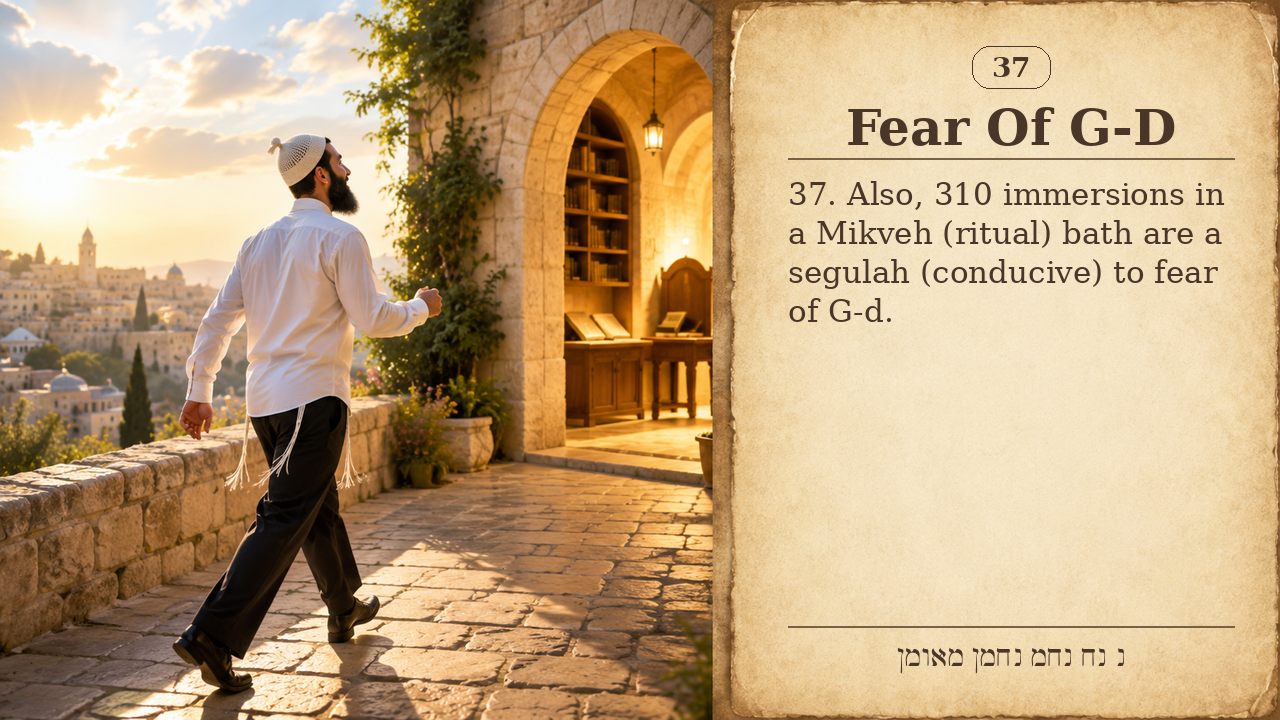 Sefer Hamidos Fear Of G-D teaching 37 english picture