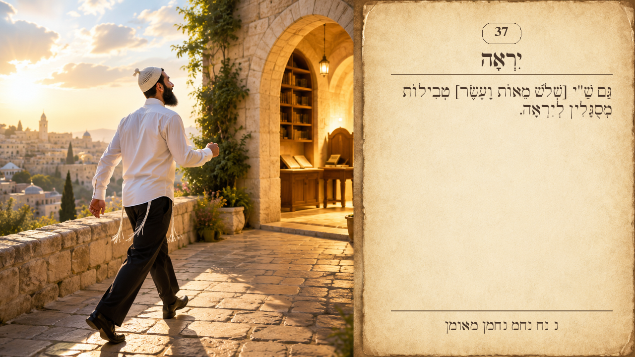 Sefer Hamidos Fear Of G-D teaching 37 hebrew picture