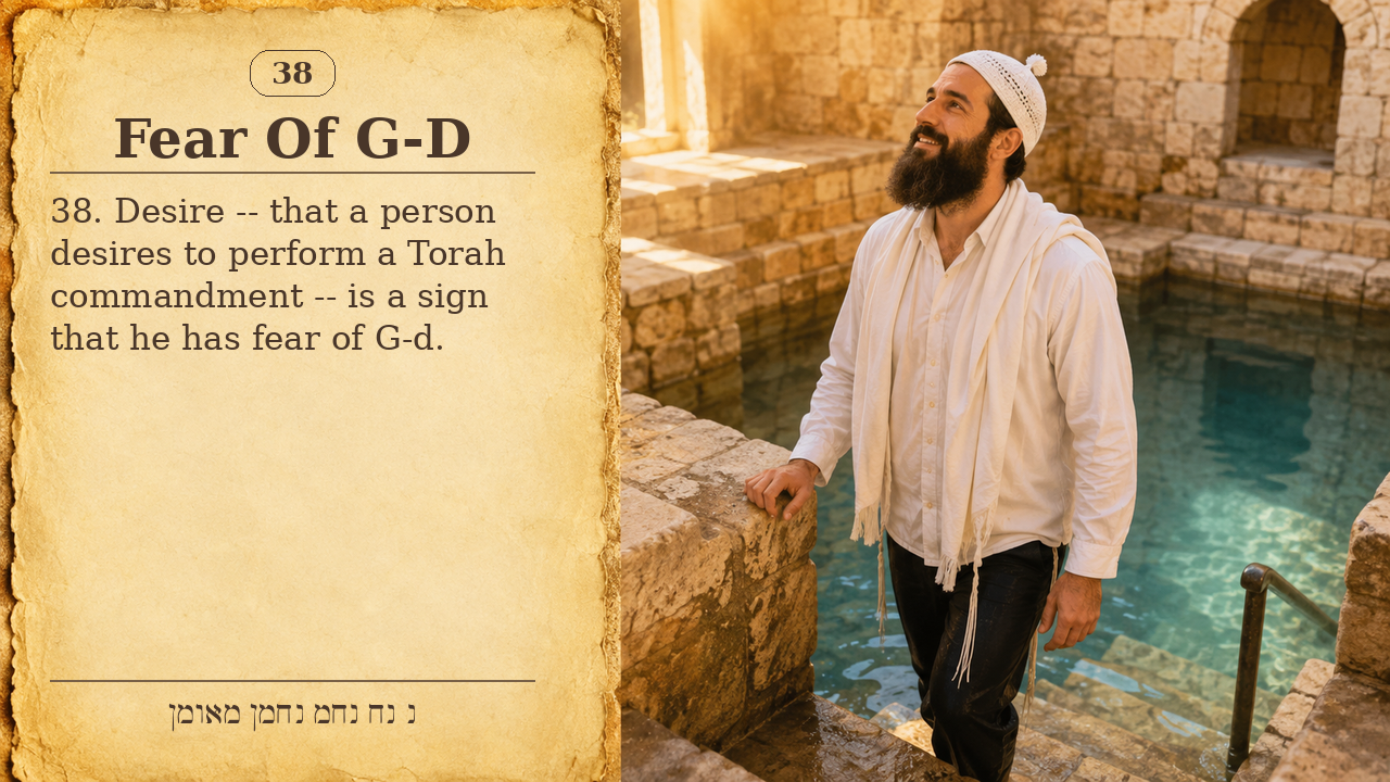 Sefer Hamidos Fear Of G-D teaching 38 english picture