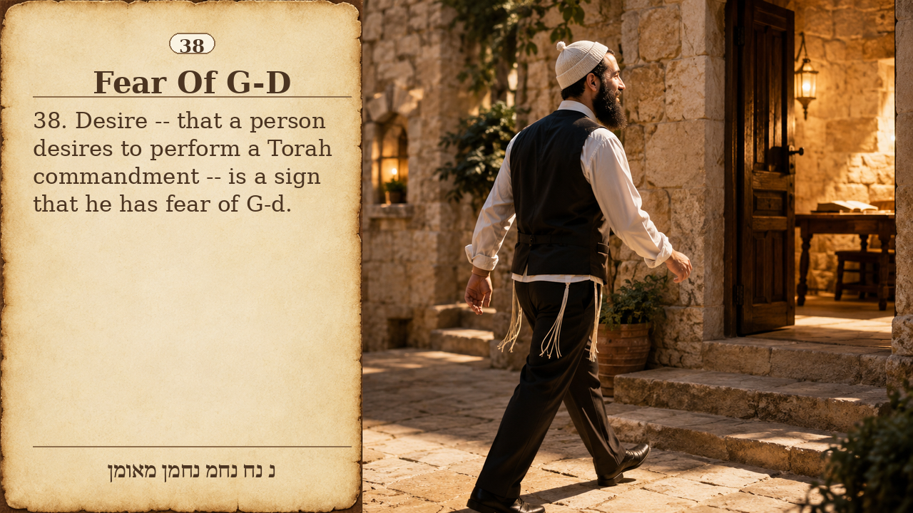 Sefer Hamidos Fear Of G-D teaching 38 english picture