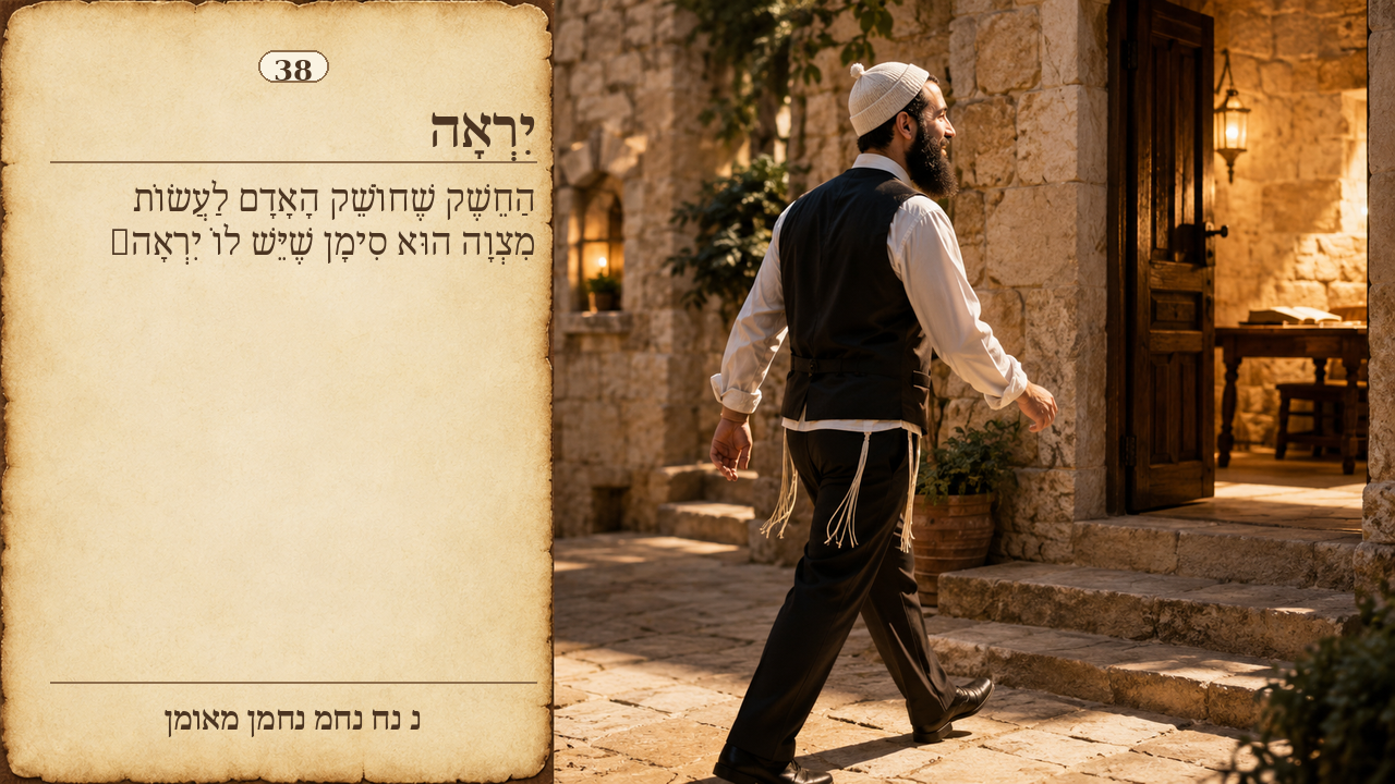 Sefer Hamidos Fear Of G-D teaching 38 hebrew picture
