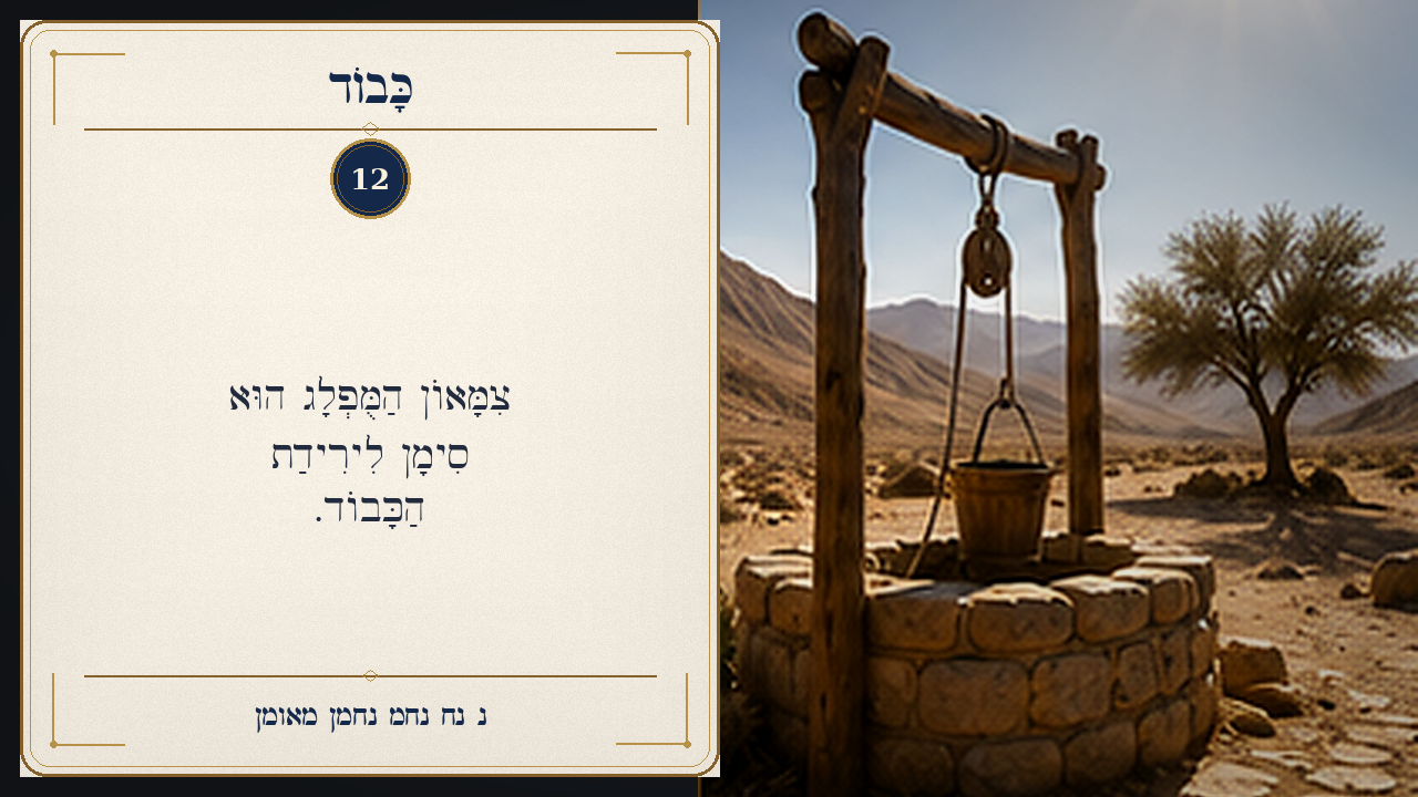 Sefer Hamidos Honor teaching 12 hebrew picture
