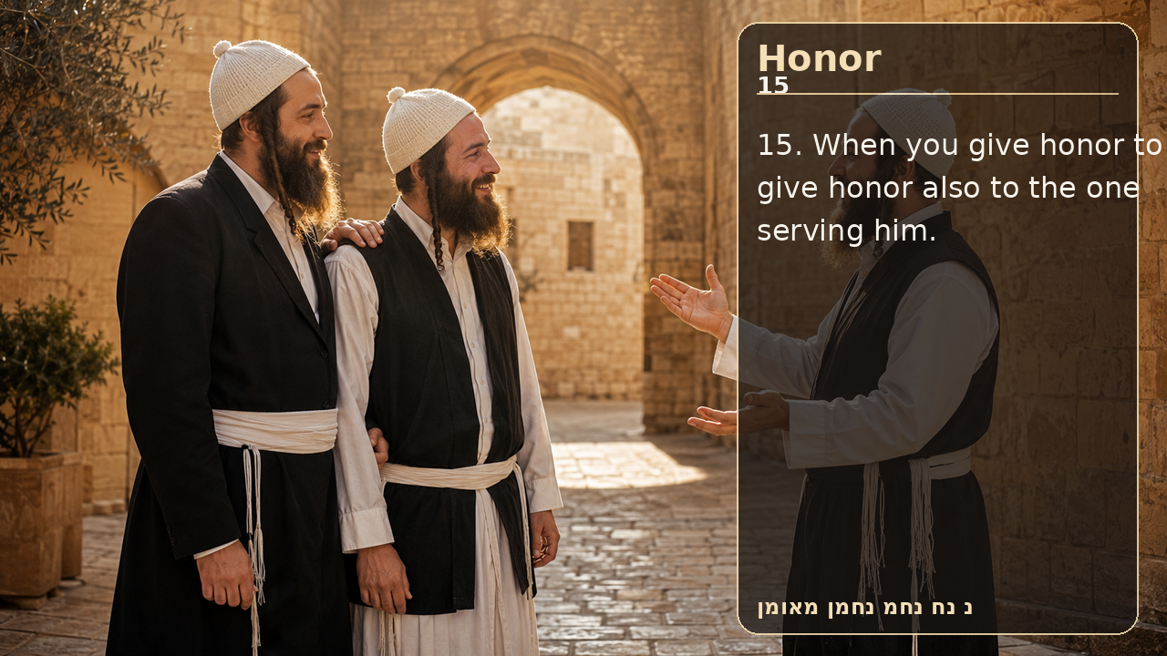 Sefer Hamidos Honor teaching 15 english picture