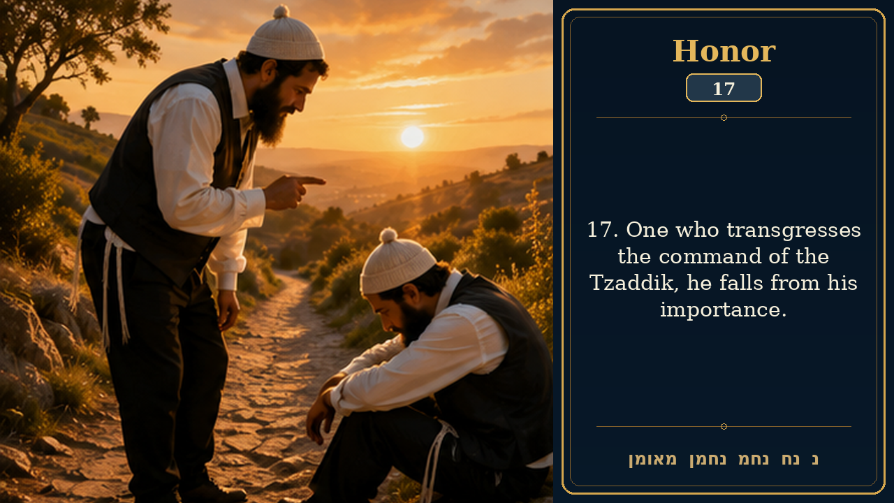 Sefer Hamidos Honor teaching 17 english picture