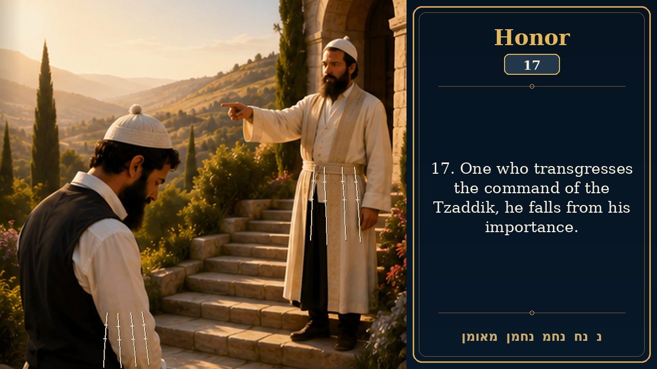 Sefer Hamidos Honor teaching 17 english picture