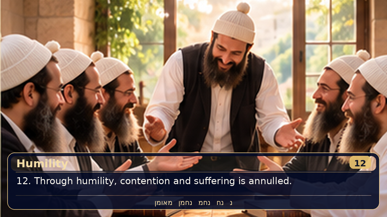 Sefer Hamidos Humility teaching 12 english picture