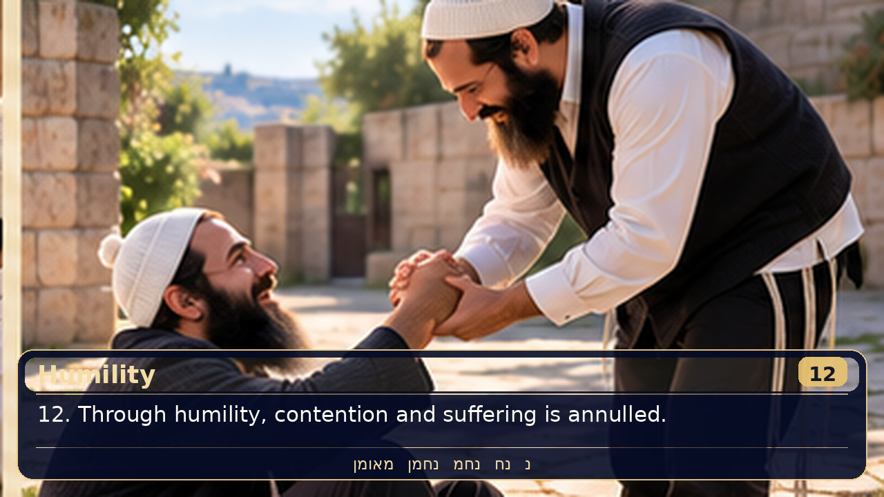 Sefer Hamidos Humility teaching 12 english picture
