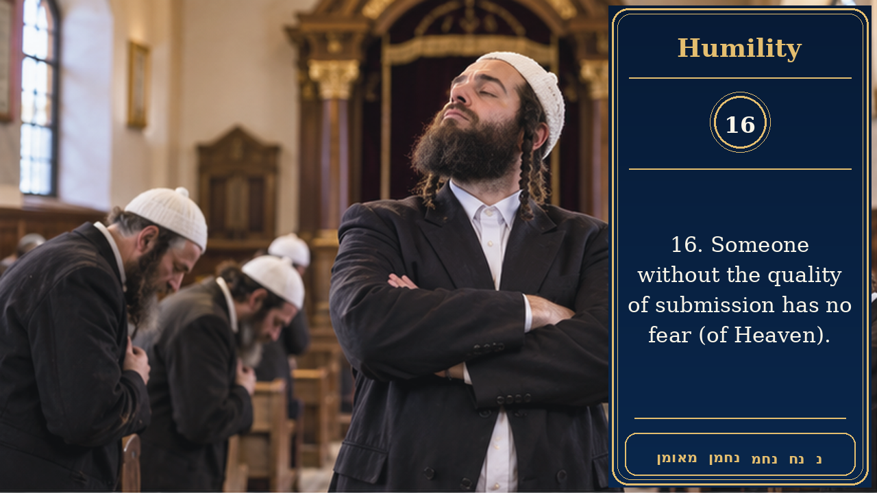 Sefer Hamidos Humility teaching 16 english picture
