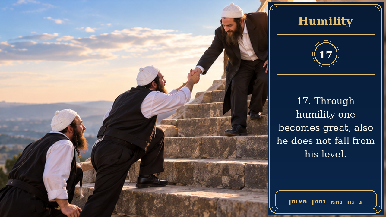 Sefer Hamidos Humility teaching 17 english picture