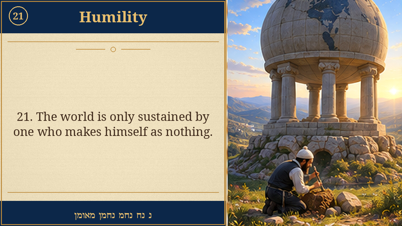 Sefer Hamidos Humility teaching 21 english picture