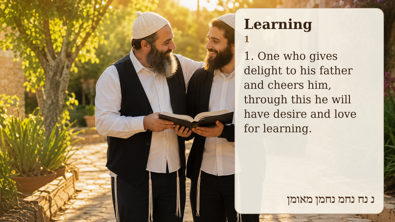 Sefer Hamidos Learning teaching 1 english picture
