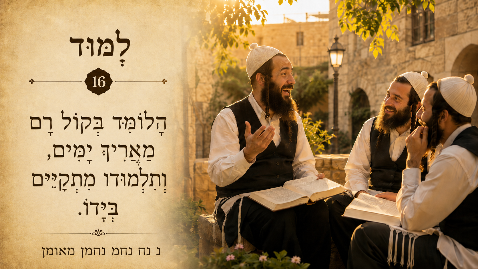 Sefer Hamidos Learning teaching 16 hebrew picture