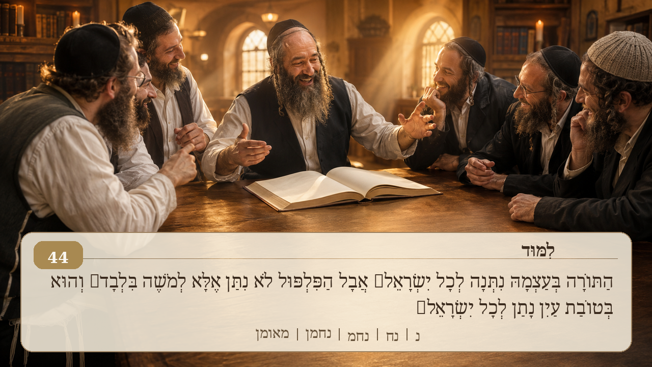 Sefer Hamidos Learning teaching 44 hebrew picture