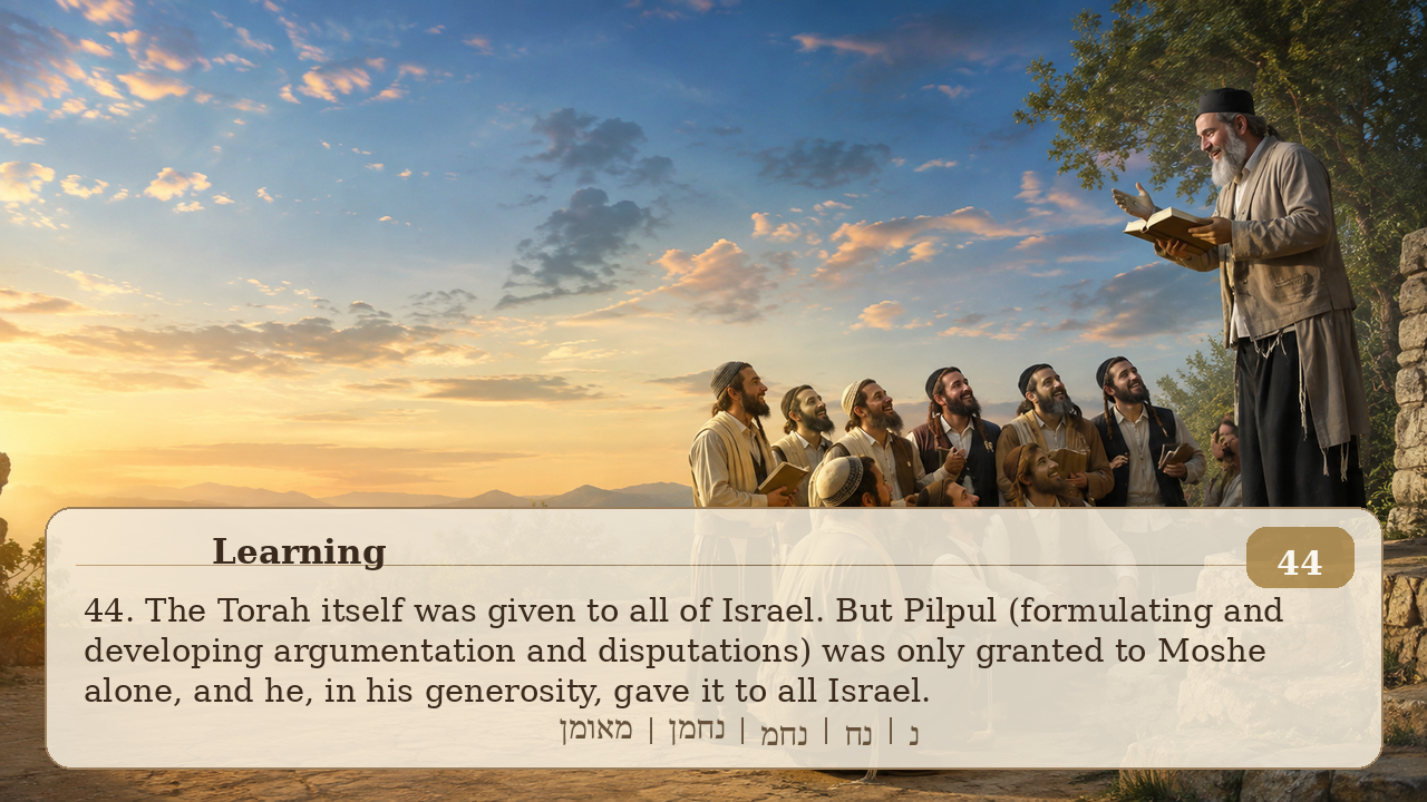 Sefer Hamidos Learning teaching 44 english picture