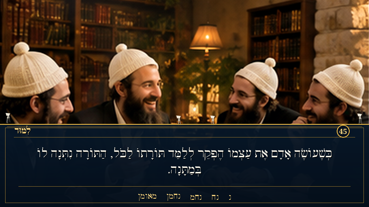 Sefer Hamidos Learning teaching 45 hebrew picture