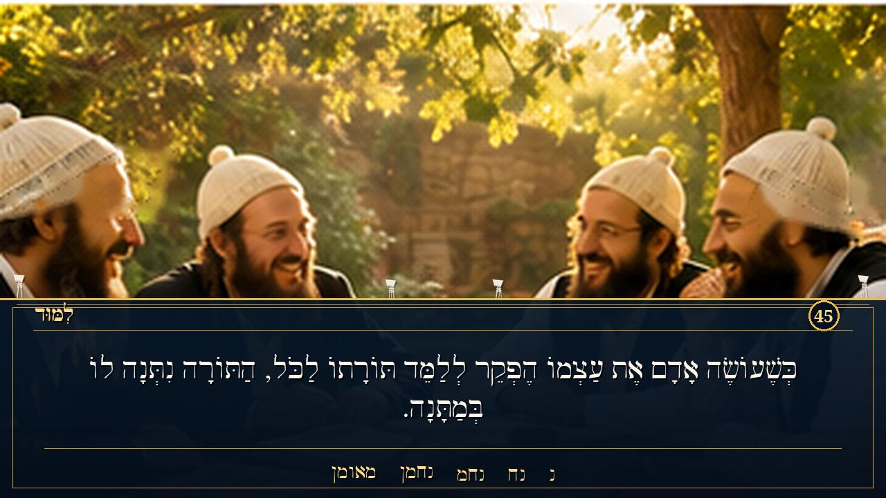 Sefer Hamidos Learning teaching 45 hebrew picture