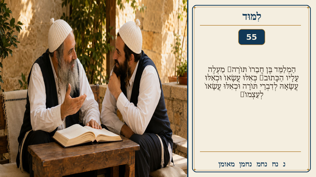 Sefer Hamidos Learning teaching 55 hebrew picture