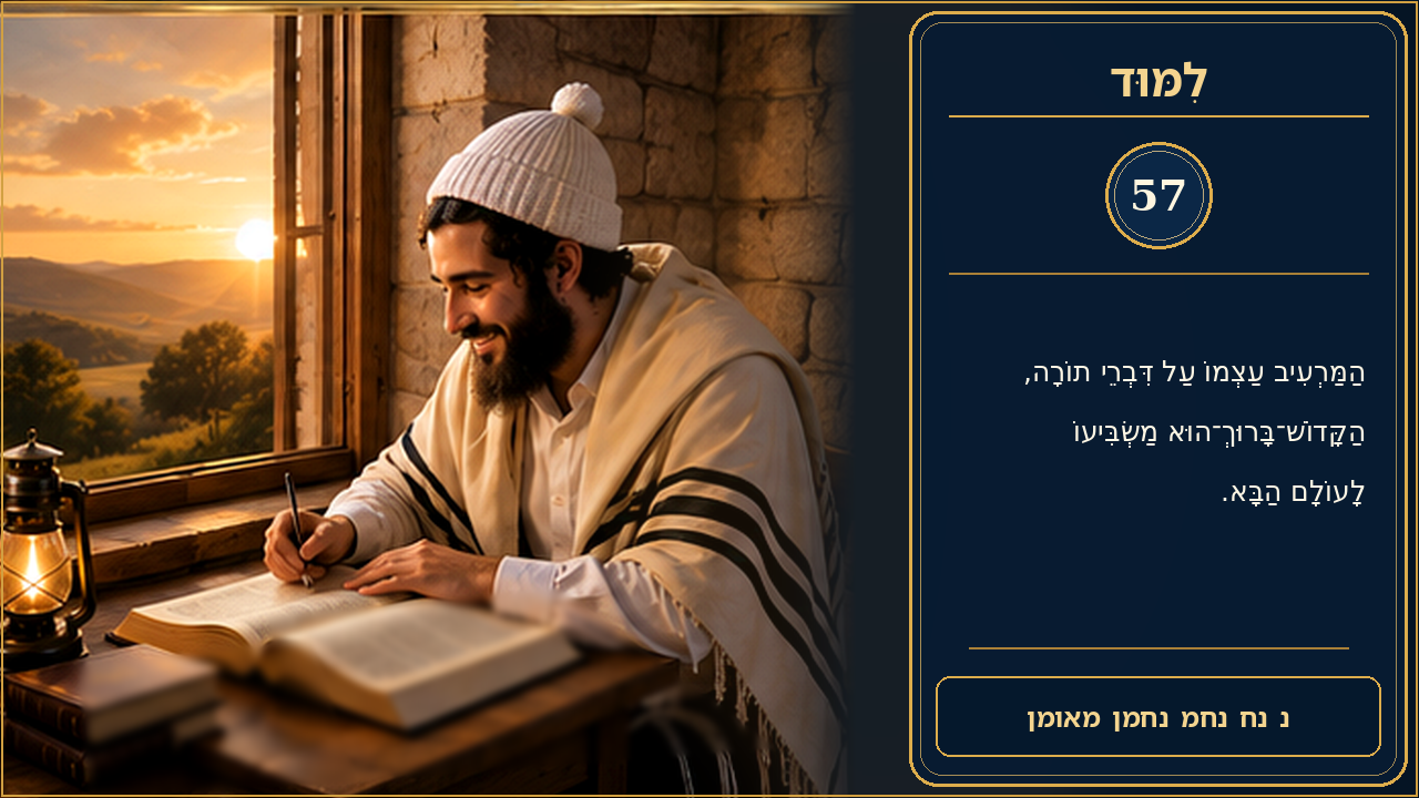 Sefer Hamidos Learning teaching 57 hebrew picture