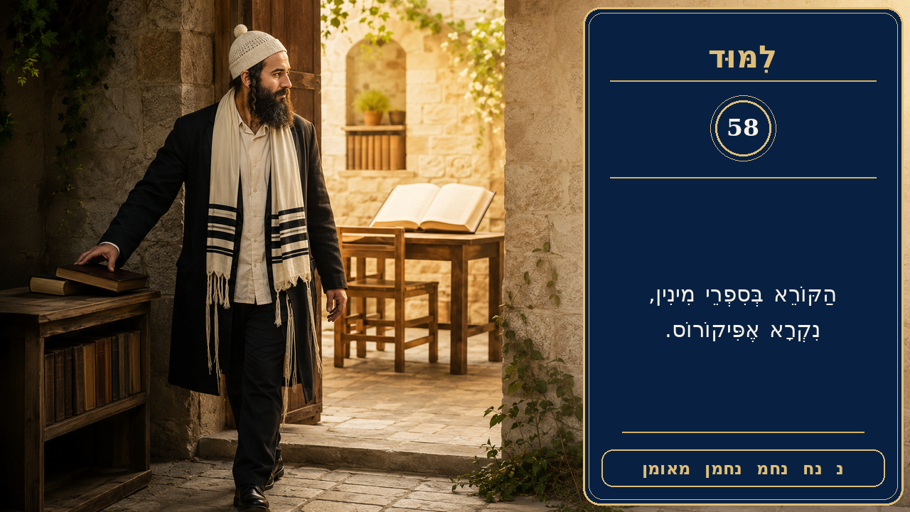 Sefer Hamidos Learning teaching 58 hebrew picture