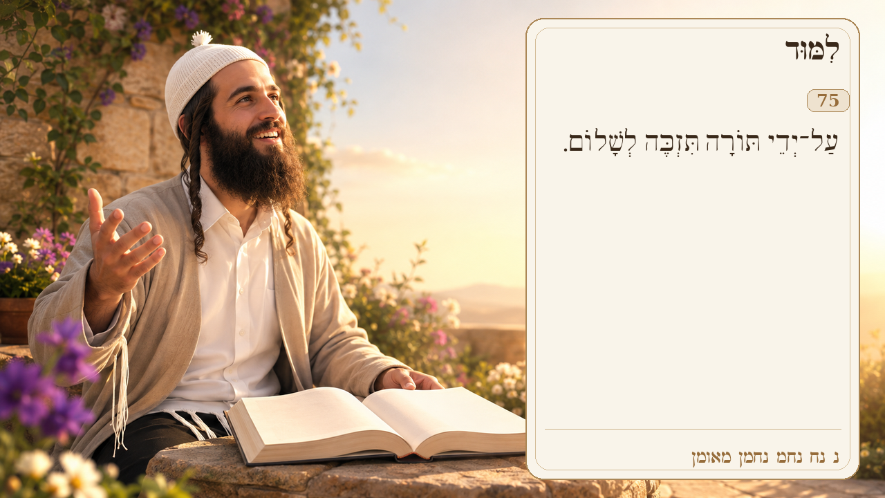 Sefer Hamidos Learning teaching 75 hebrew picture