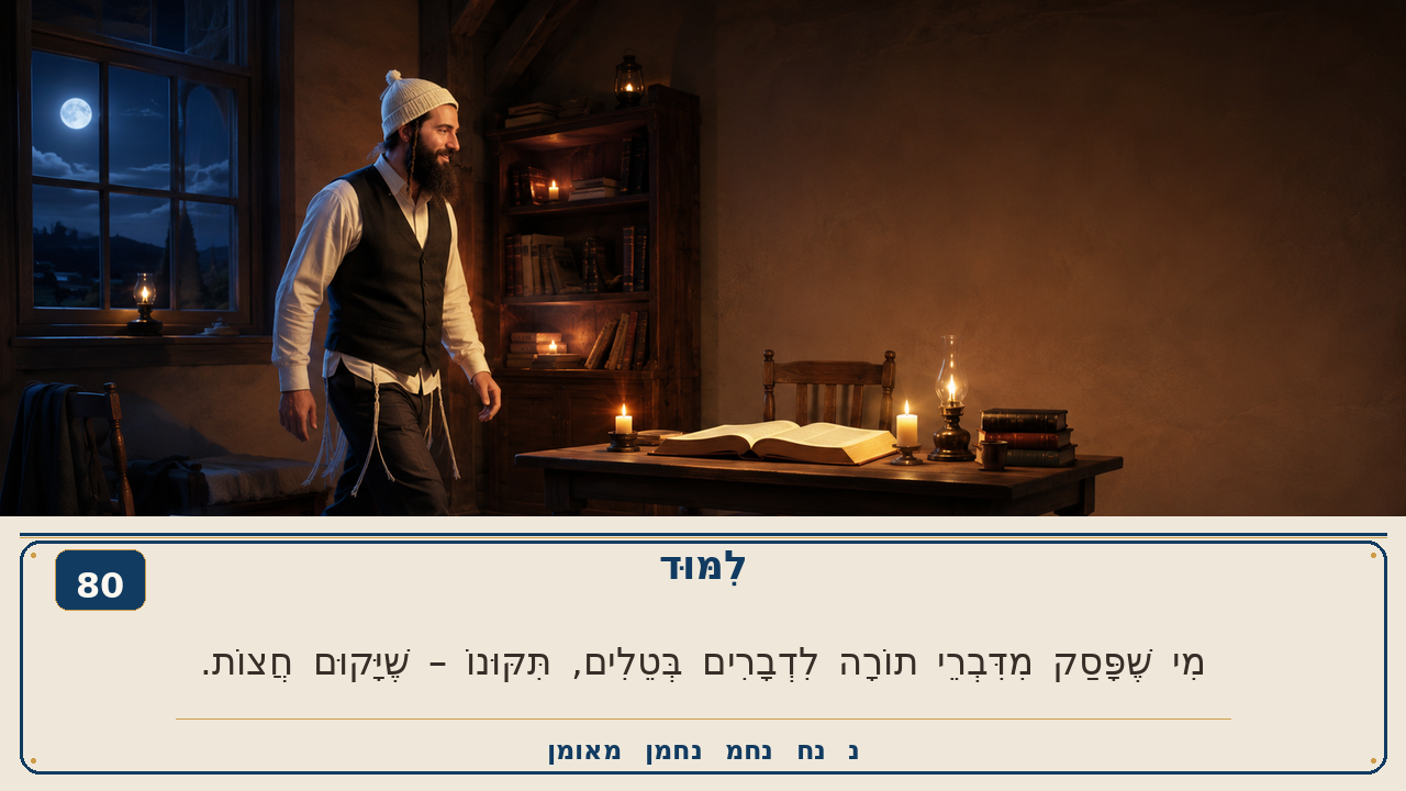 Sefer Hamidos Learning teaching 80 hebrew picture
