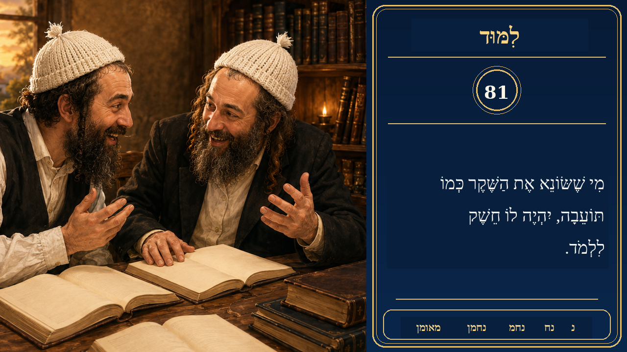 Sefer Hamidos Learning teaching 81 hebrew picture