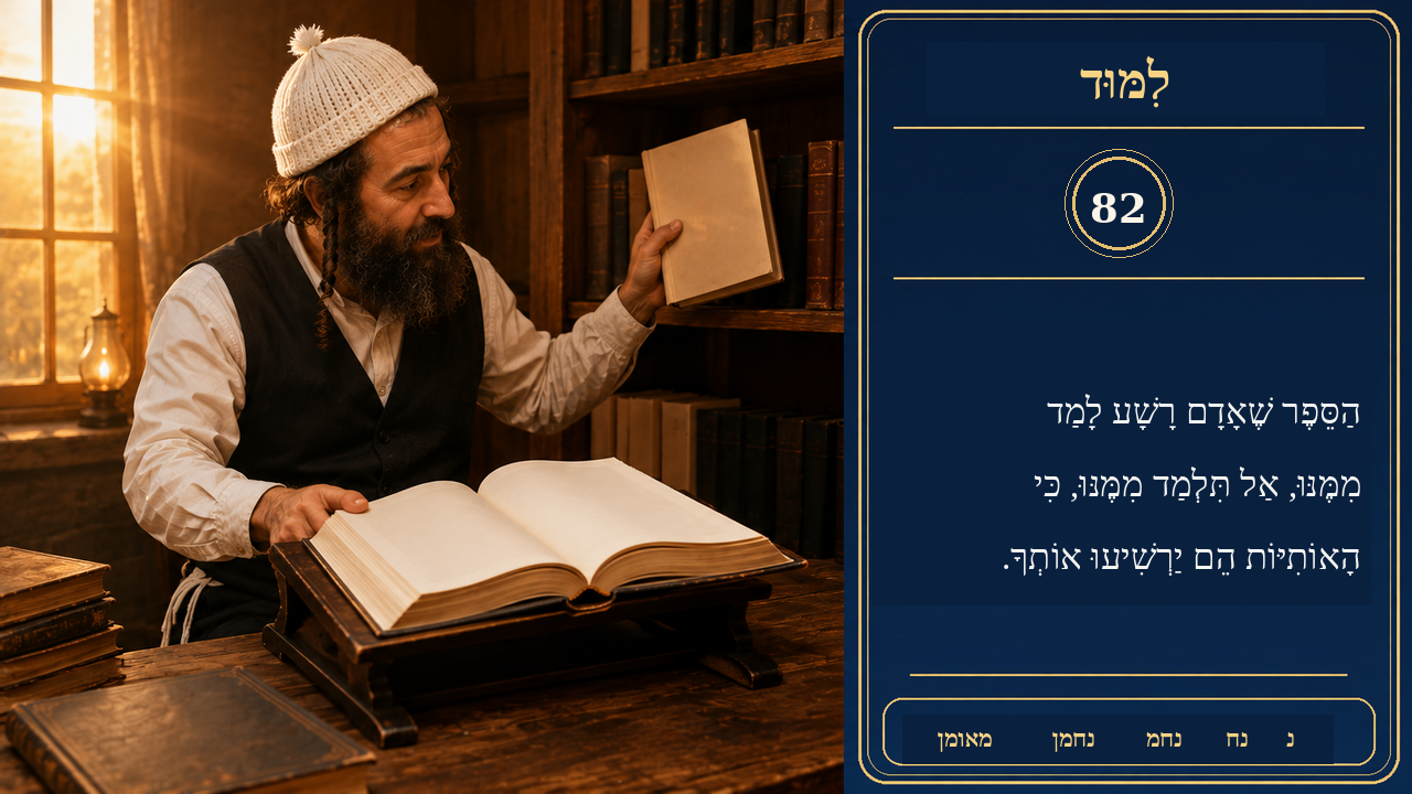 Sefer Hamidos Learning teaching 82 hebrew picture