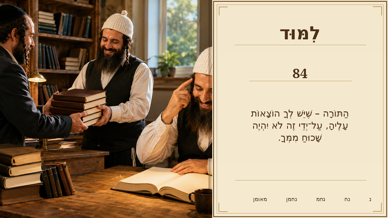 Sefer Hamidos Learning teaching 84 hebrew picture