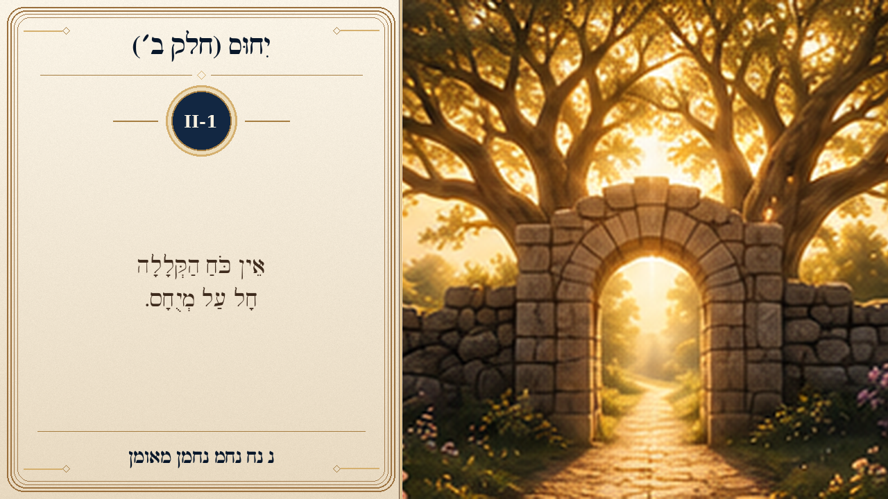 Sefer Hamidos Lineage (Part II) teaching 1 hebrew picture