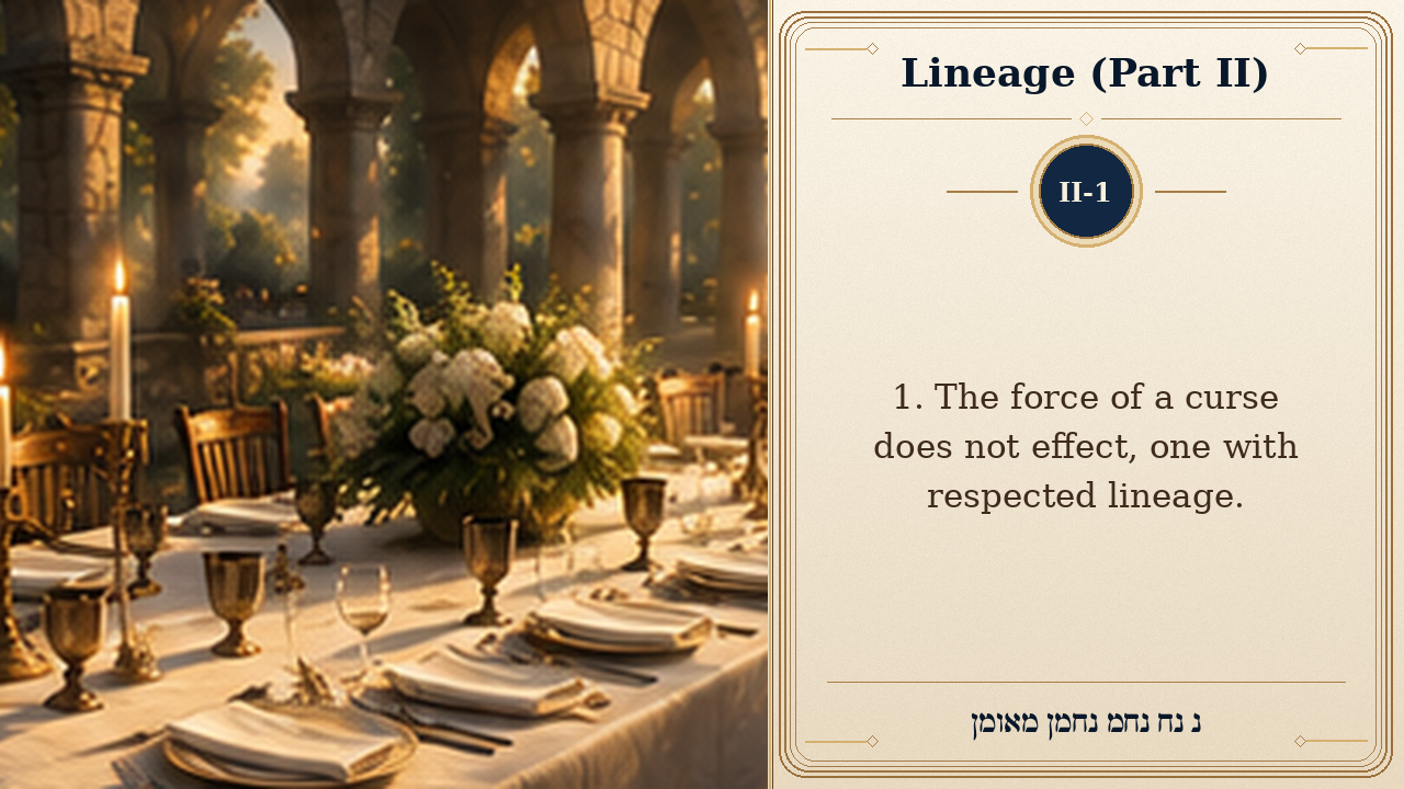 Sefer Hamidos Lineage (Part II) teaching 1 english picture
