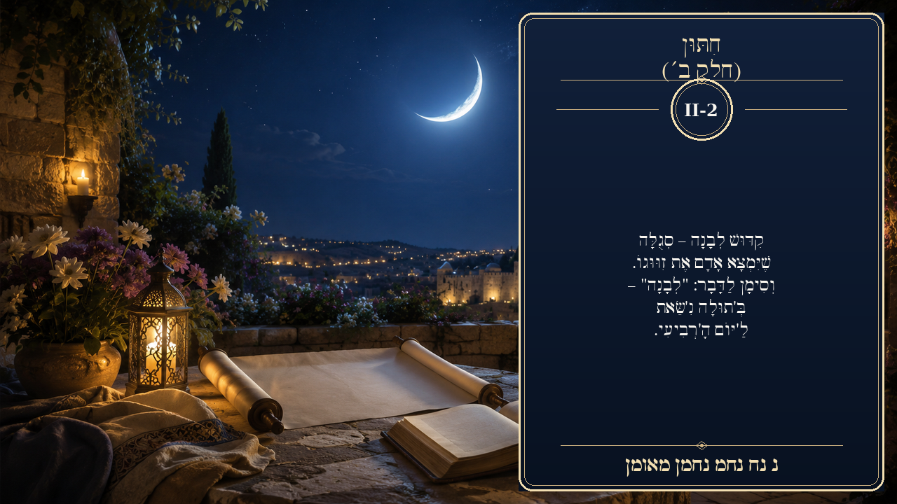 Sefer Hamidos Marriage (Part II) teaching 2 hebrew picture