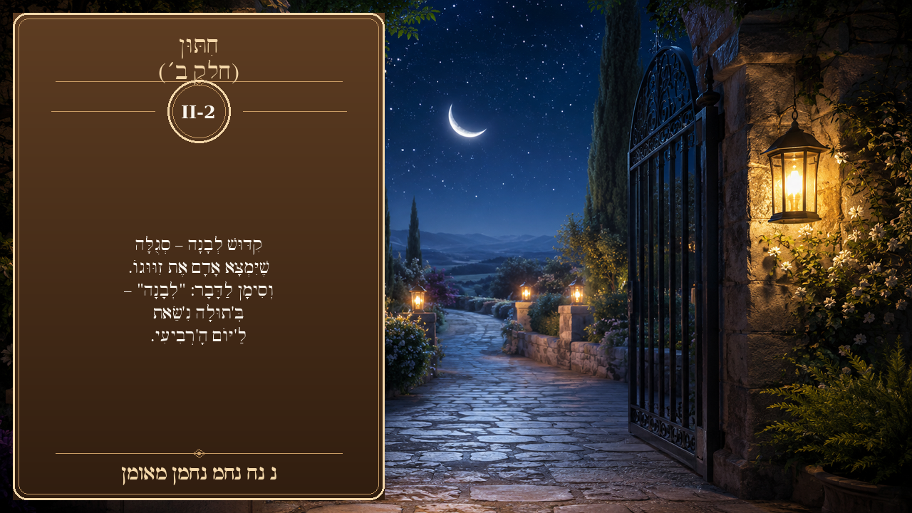 Sefer Hamidos Marriage (Part II) teaching 2 hebrew picture