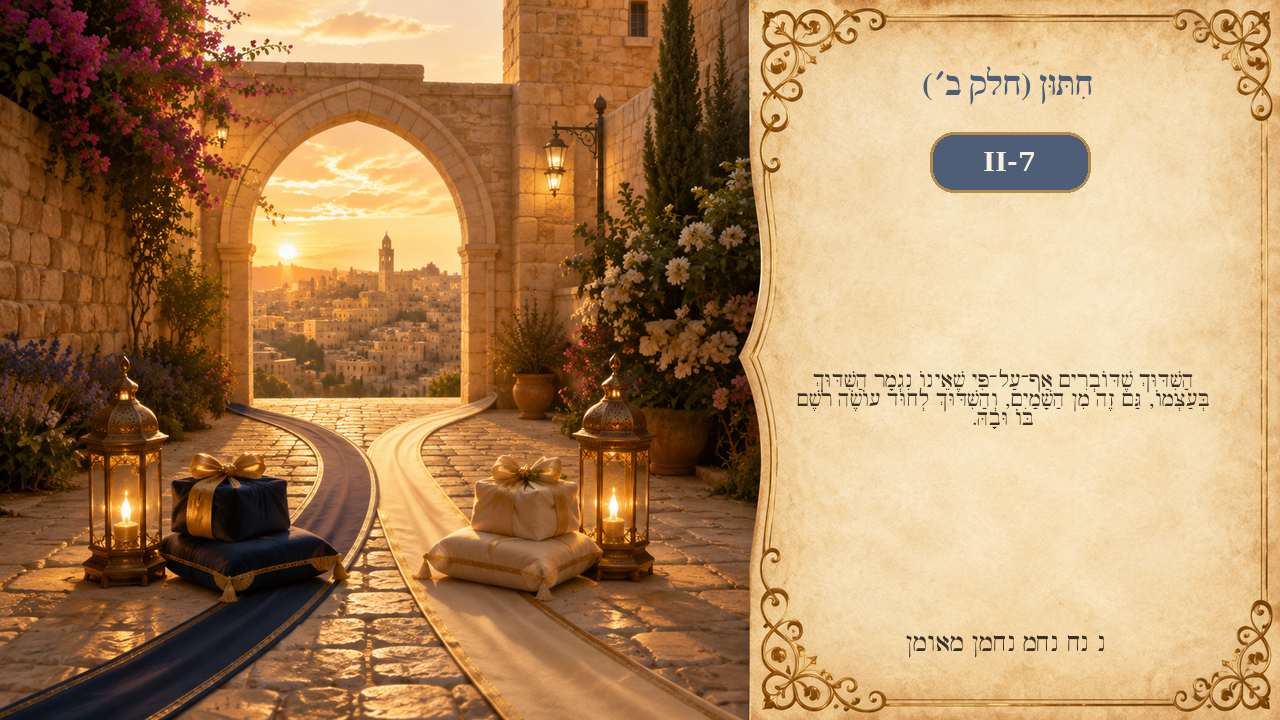 Sefer Hamidos Marriage (Part II) teaching 7 hebrew picture