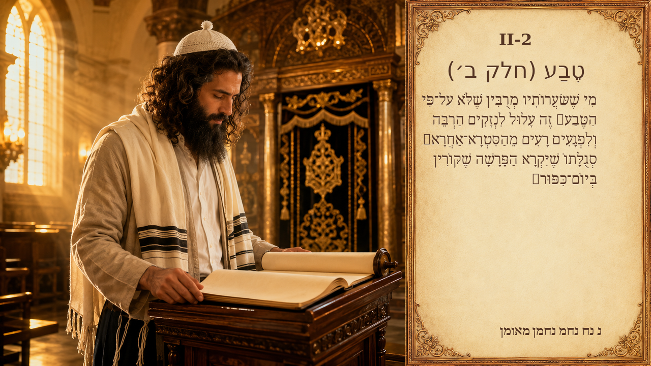 Sefer Hamidos Nature (Part II) teaching 2 hebrew picture