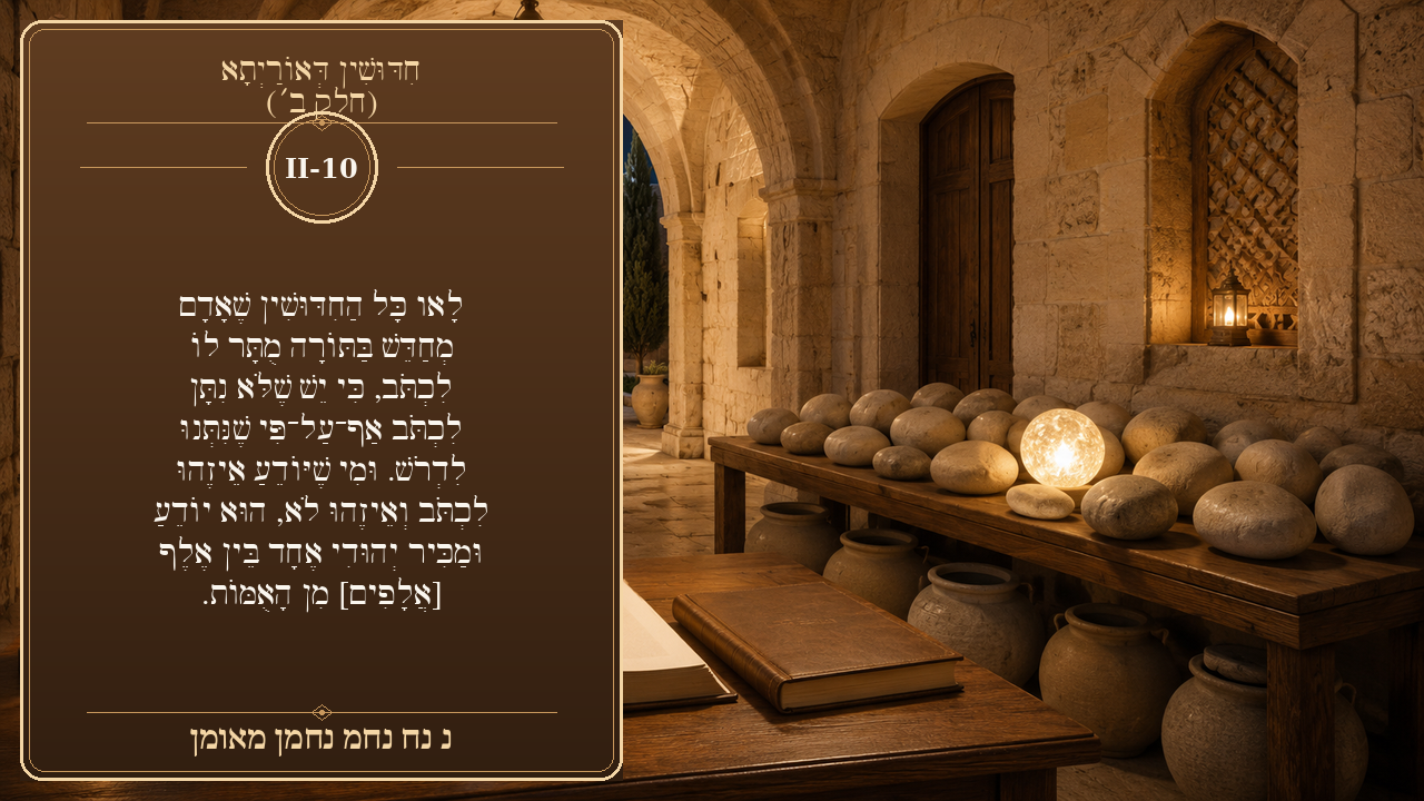 Sefer Hamidos Novelties Of Torah (Part II) teaching 10 hebrew picture