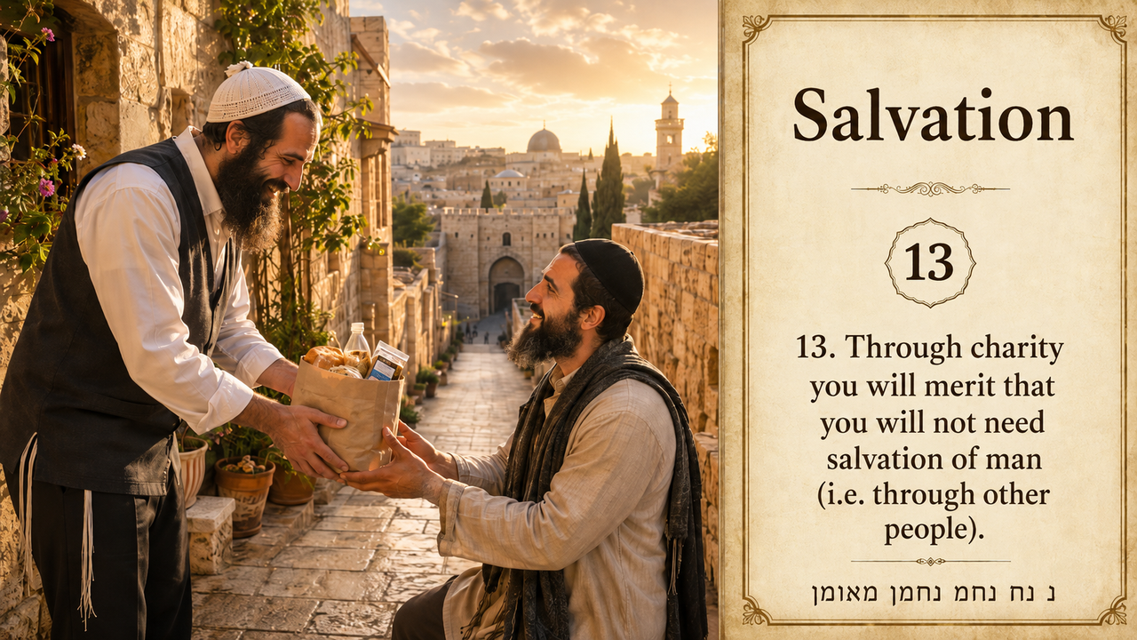 Sefer Hamidos Salvation teaching 13 english picture