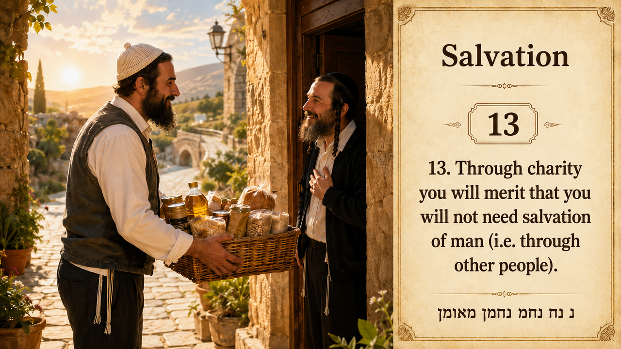 Sefer Hamidos Salvation teaching 13 english picture