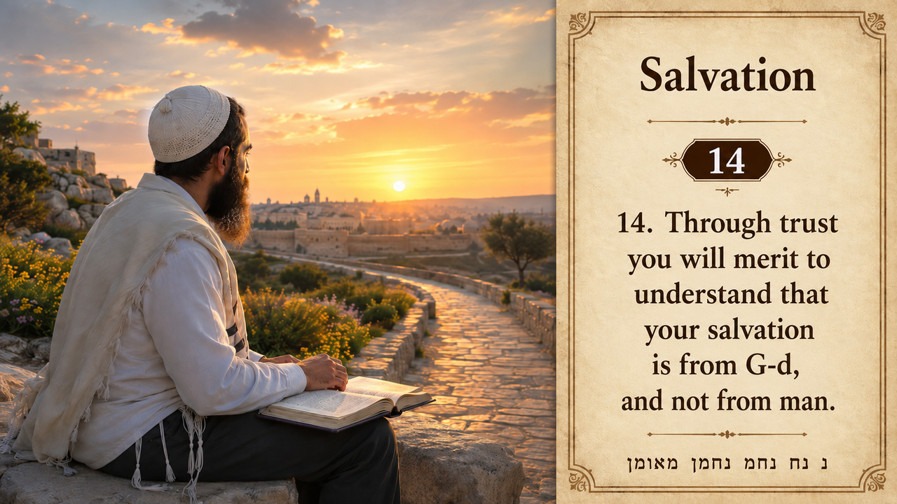 Sefer Hamidos Salvation teaching 14 english picture