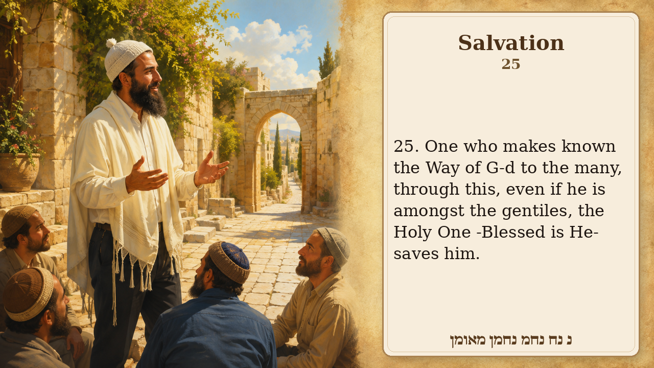 Sefer Hamidos Salvation teaching 25 english picture