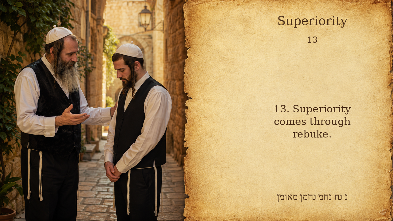 Sefer Hamidos Superiority teaching 13 english picture