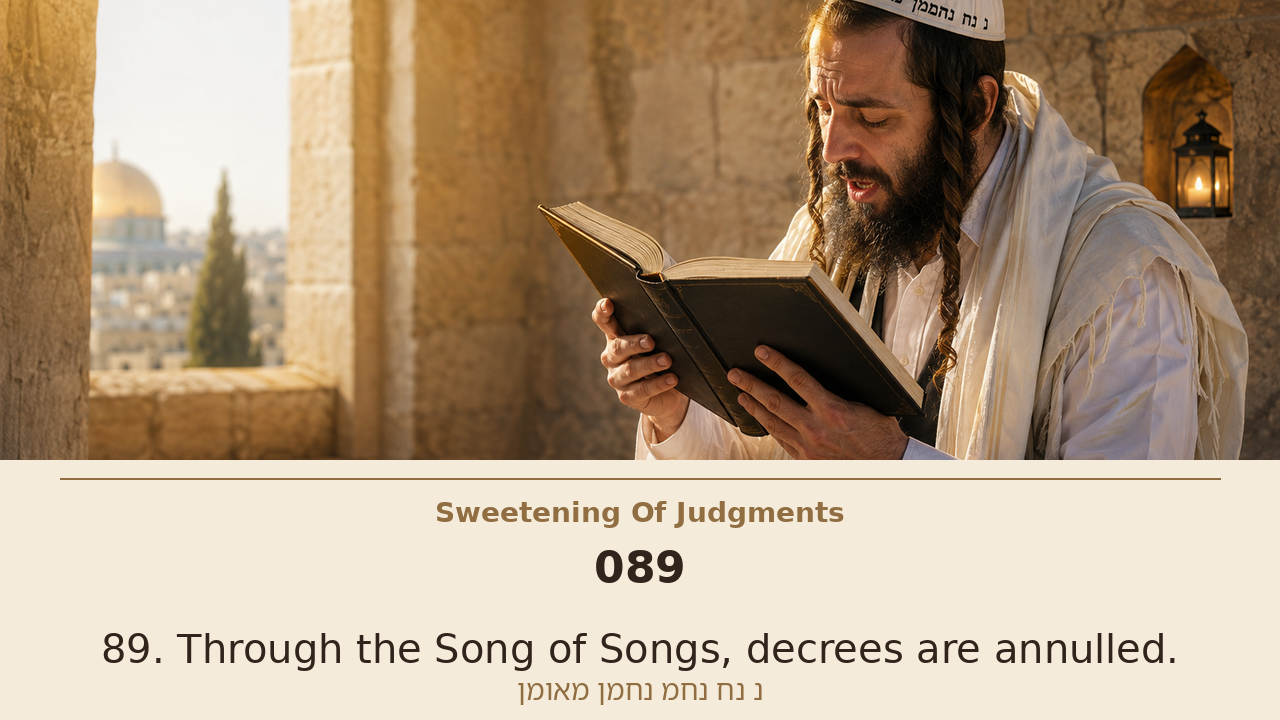 Sefer Hamidos Sweetening Of Judgments teaching 89 english picture