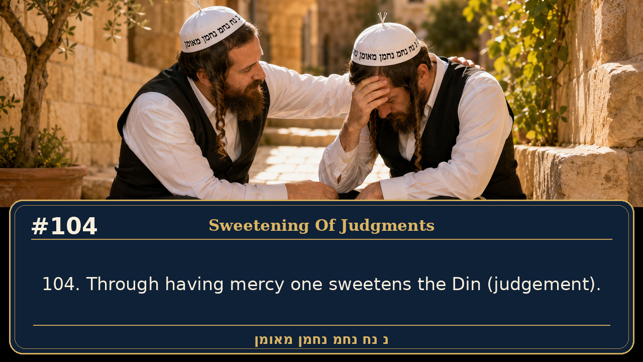 Sefer Hamidos Sweetening Of Judgments teaching 104 english picture