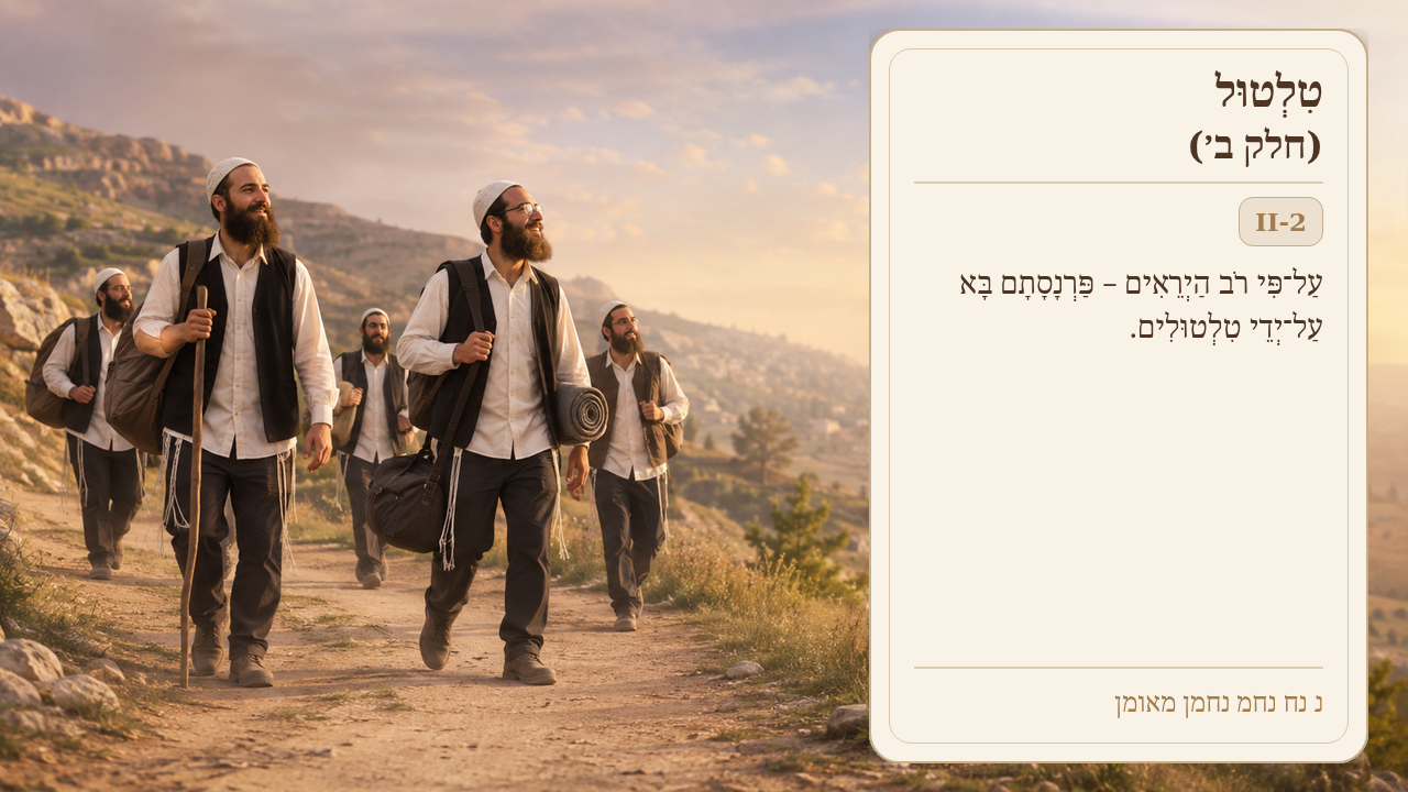 Sefer Hamidos Wandering (Part II) teaching 2 hebrew picture